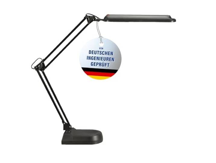 MAUL LED Schreibtischlampe MAULatlantic schwarz Standfuß schwenkbar