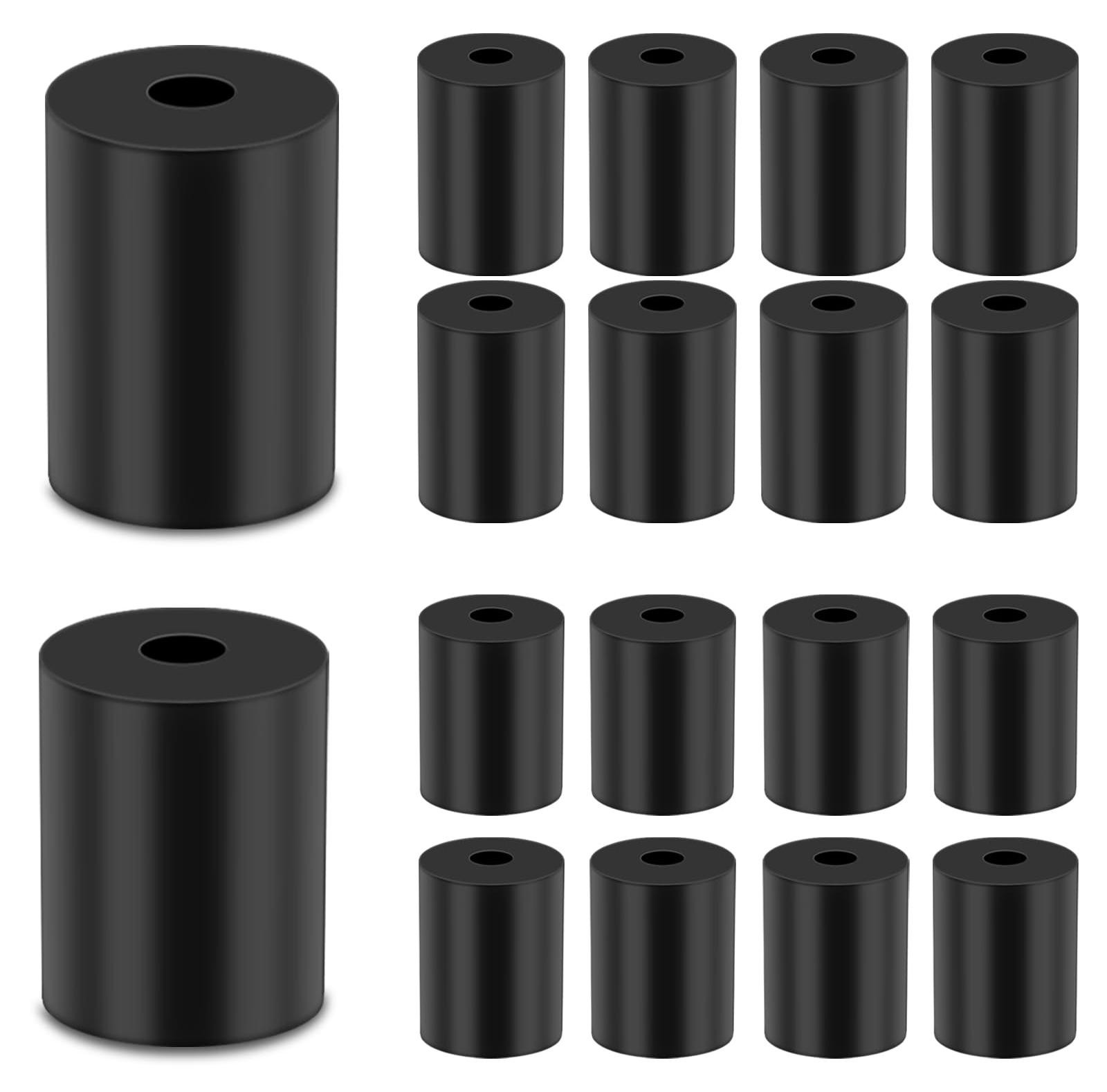 Dripio 3D-printer siliconen dempers, 20 stuks, zwart, 16/18 mm