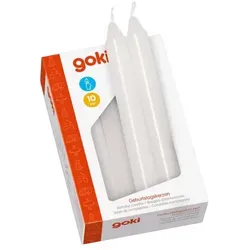 GOKI Geburtstagskerzen Set - Weiß