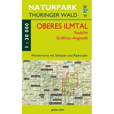 Wanderkarte Oberes Ilmtal, Stadtilm, Gräfinau-Angstedt, Sonstige von , Grünes Herz, 978-3-86636-331-1