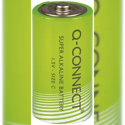 Q-Connect® KF00490 Super Alkaline Batterien - Baby/LR14/C, 1,5 V