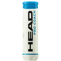 Head Tennis Bälle 4B Head Pro Coach 4-Ball Dose