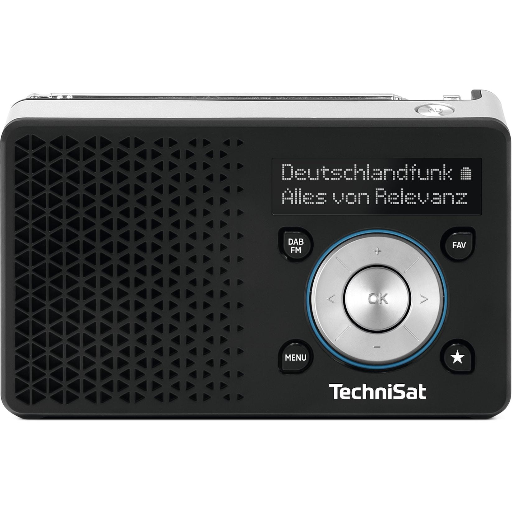 TechniSat DIGITRADIO 1 A – Tragbares DAB+/UKW Radio mit Automatic Safety Alert