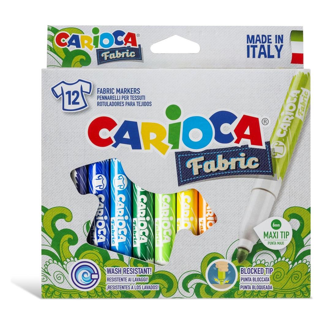 Carioca Textilmarker Fabric (12x) (40957)