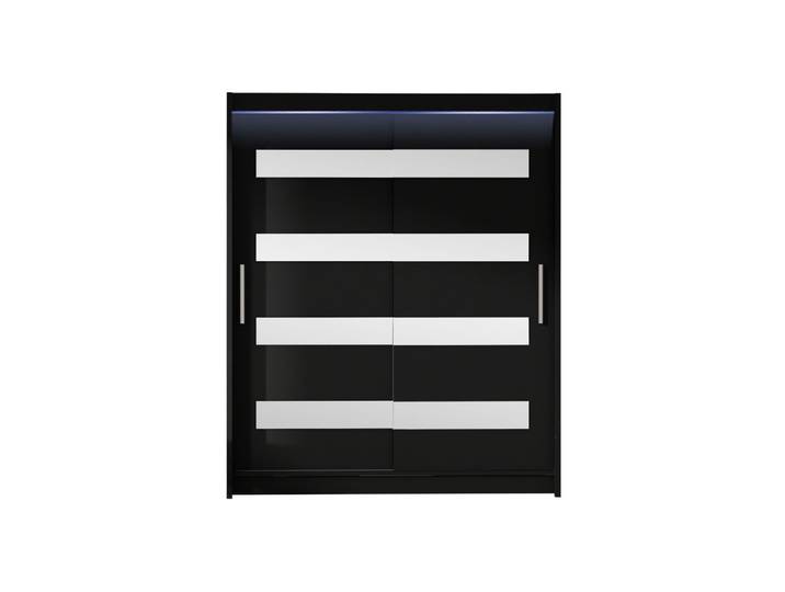 SCHWEBETÜRENSCHRANK Westa XIII, mit RGB LED Beleuchtung
