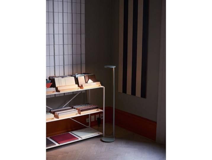 Oblique F Lampadaire 2700K Matt Rust - Flos - Salon / séjour - Aluminium