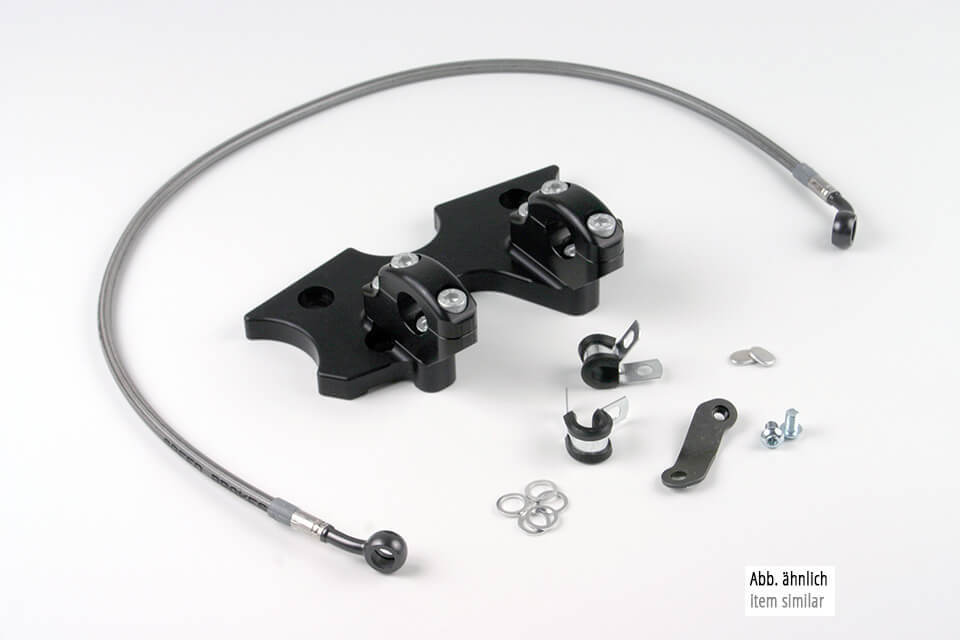 LSL Superbike-Kit mit Teilegutachten für BMW K1200S, Typ K12S, Modelljahr 2004-2008, K1300S, Typ K12S, Modelljahr 2009-, schwarz, (Typ G)