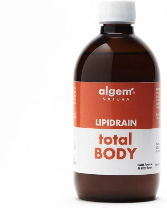 ALGEM NATURA Srl Lipidrain Total Body, integratore drenante liquido, 500 ml