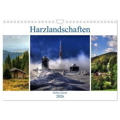 Harz Landschaften (Wandkalender 2026 DIN A4 quer), CALVENDO Monatskalender