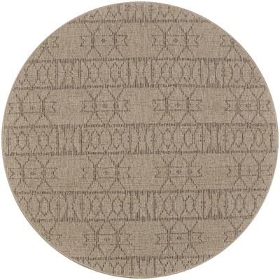 Dream Decor Rugs Triballe Briggs Brown Indoor Outdoor Area Rug