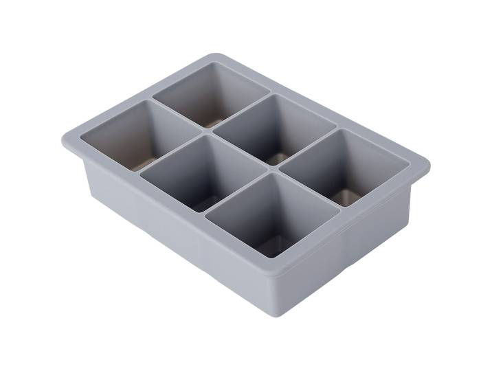 Eiswürfelform Kitty grau Platin-Silikon B 25.5 cm - Eiswürfelform