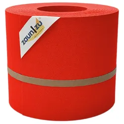 zaun zu® Sichtschutzstreifen Premium für Doppelstabmatten Zaunblende Rot, 26m