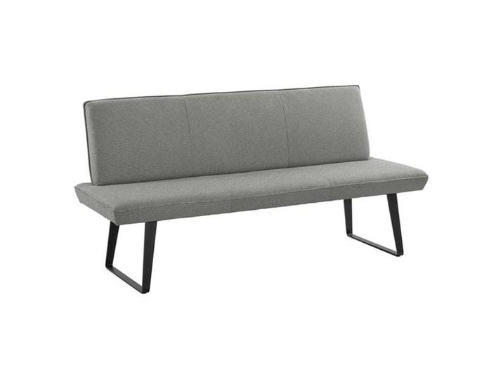 Niehoff Elba Diningsofa Stahl/Olefin Dunkelgrau Hellgrau