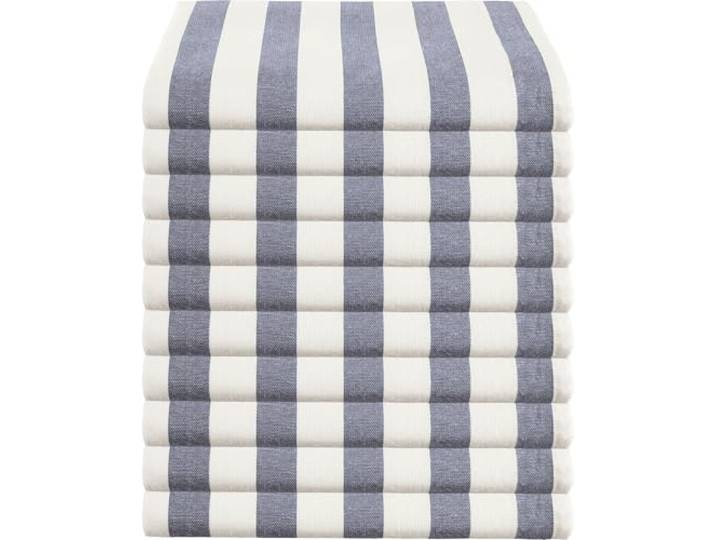 REDBEST Geschirrtuch 10er-Pack Baumwolle blau Größe 50x70 cm