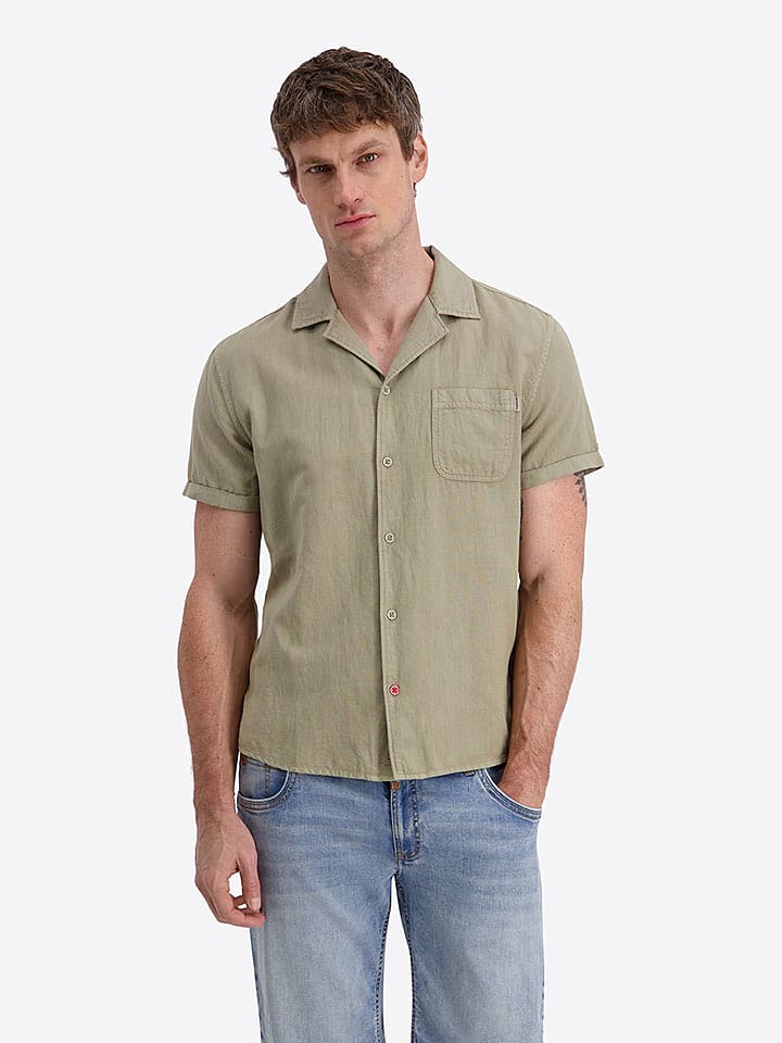 Timezone Hemd in Khaki - XL