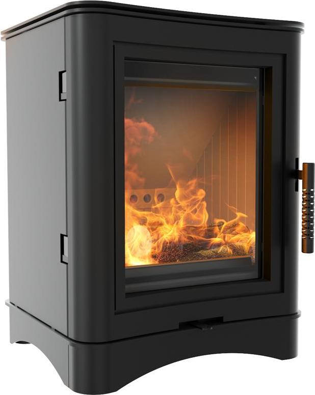Kaminofen aus Stahl KRATKI K5 Ø 150 7 kW
