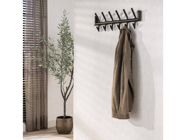 LifestyleFurn Kapstok Letica Met 2x 6 haken - Drift Brown