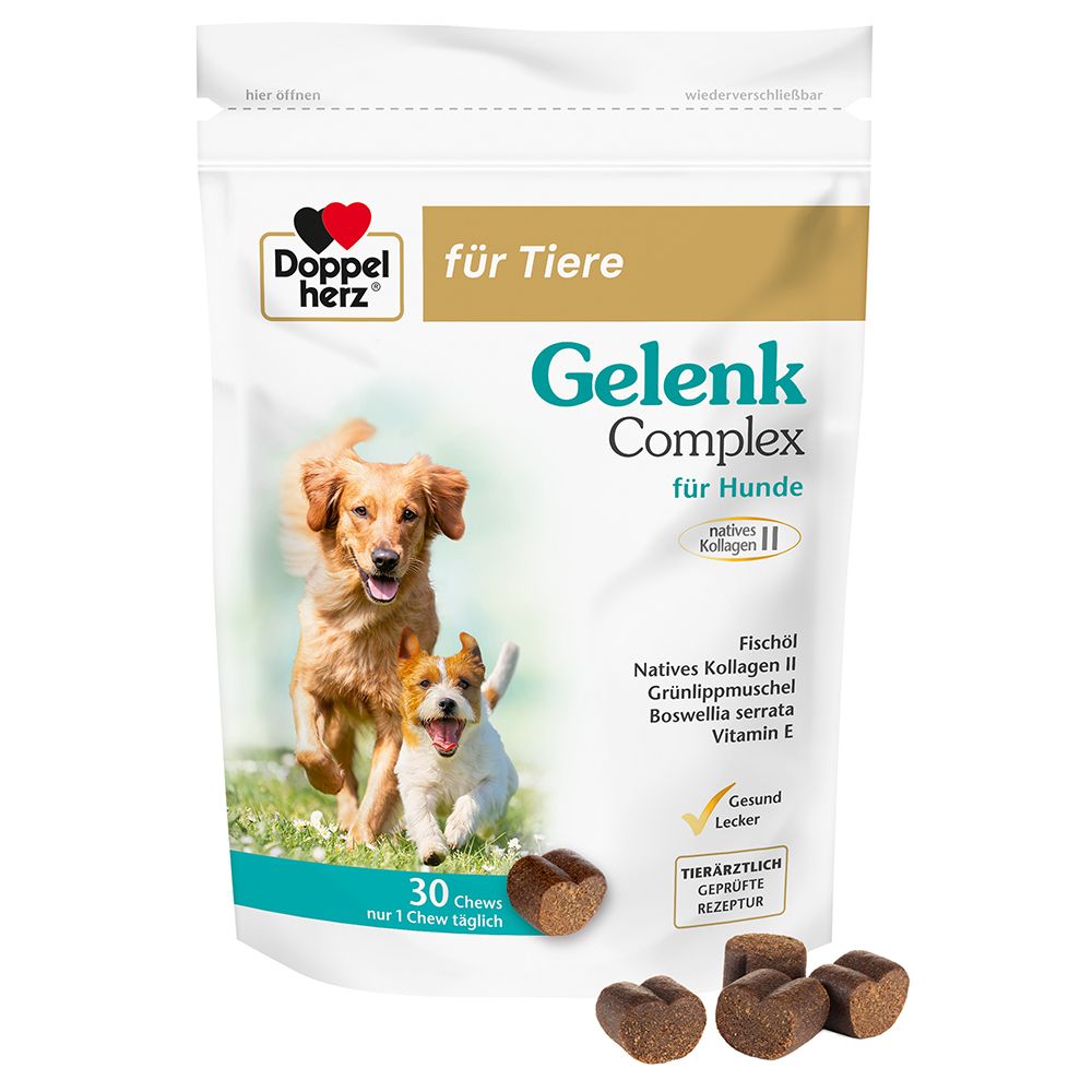 Doppelherz für Tiere Gelenk Complex Chews f.Hunde 30 St Kautabletten