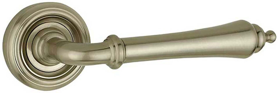 Frelan Hardware Camille Olympia Door Handle Satin Nickel 5.3cm H X 5.3cm W