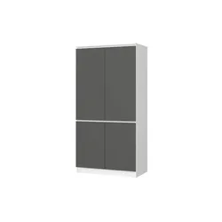 Drehtürenschrank 90 cm breit Valentina , mehrfarbig , Maße (cm): B: 90 H: 180