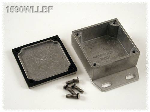Hammond Electronics 1590WLLBF Universal-Gehäuse 50 x 50 x 25 Aluminium Natur 1St.