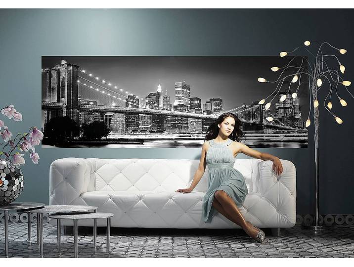Vliestapete Brooklyn Bridge 400 x 140 x 0cm