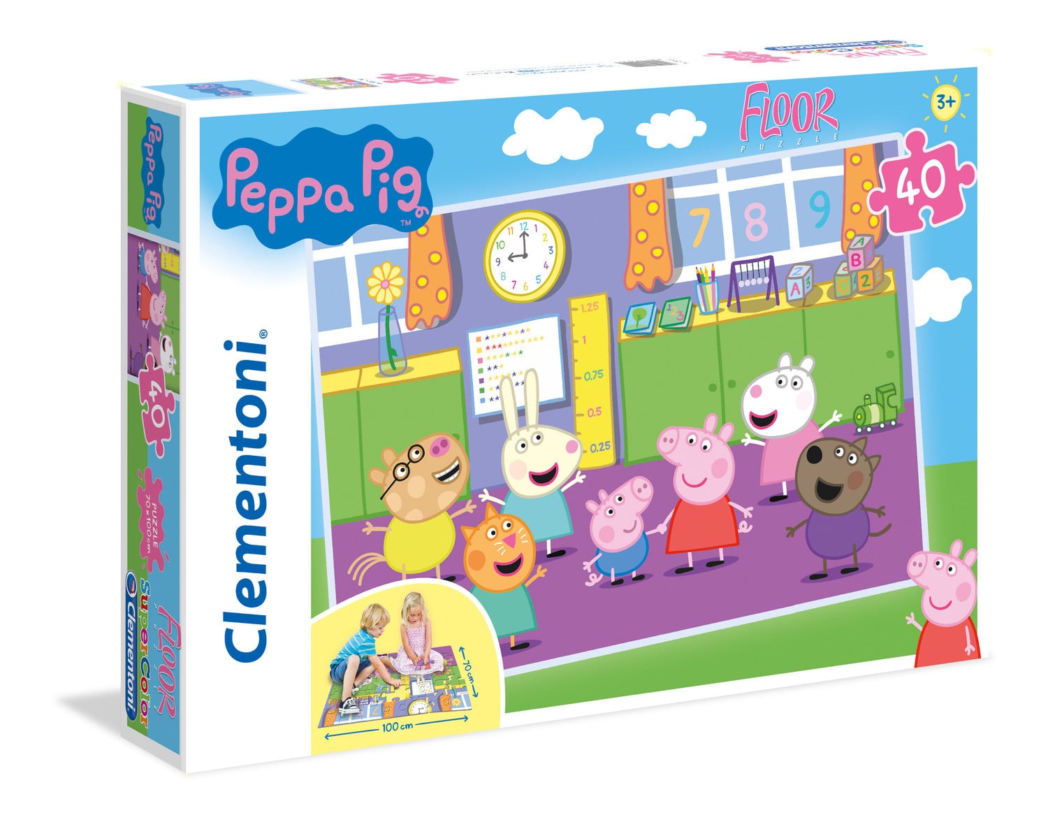 Clementoni Peppa Pig Puzzel, 40 stuks, voor kinderen vanaf 3 jaar