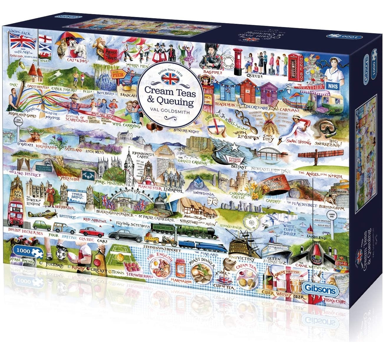Gibsons Puzzel Symbolen van Groot-Brittannië 1000 stukjes