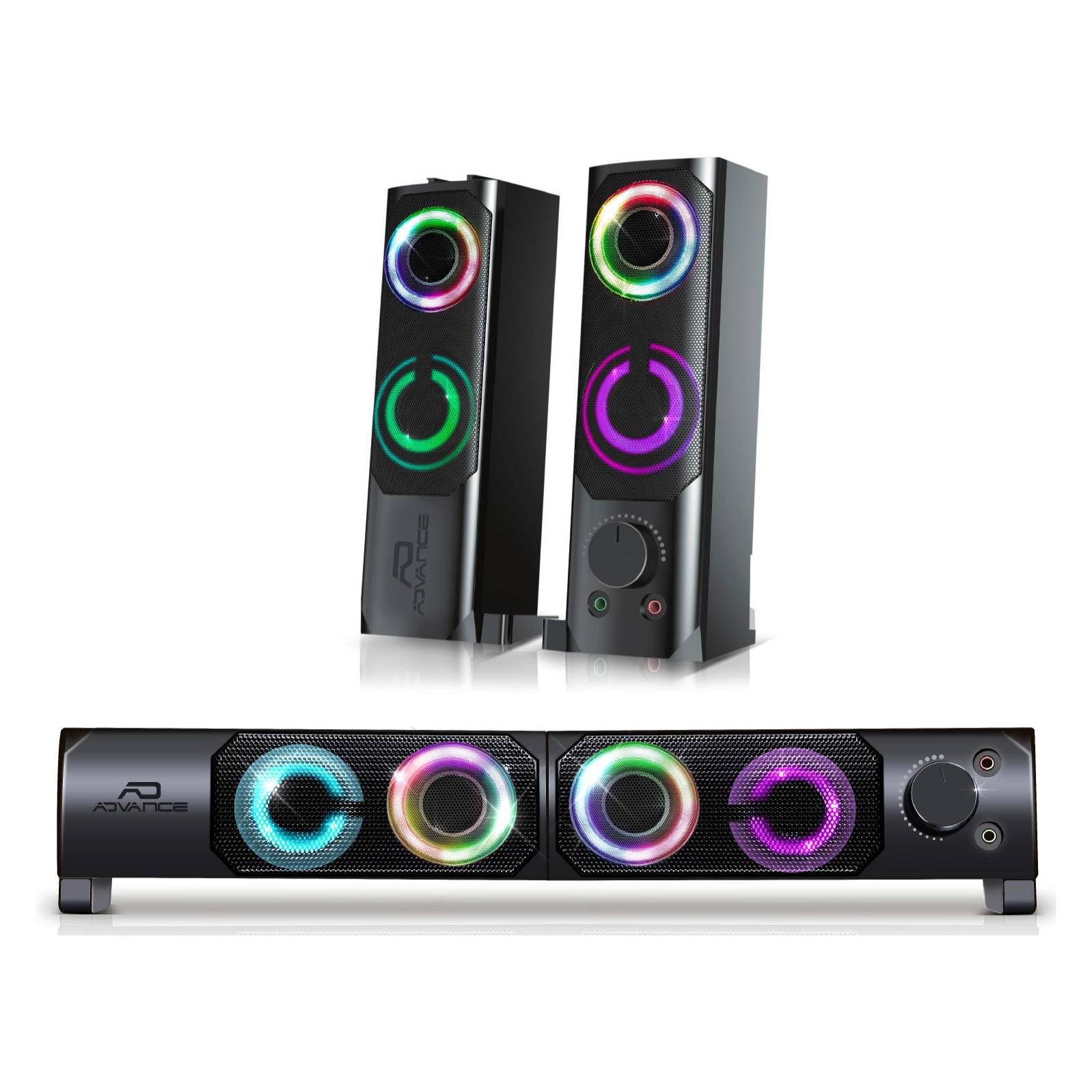 Advance Soundphonic 2.0 RGB ADV-SPEAKER-RGB (SP-U900B)
