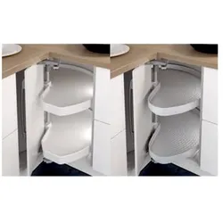 Ninka, Möbelausstattung, Eckschrank-Drehbeschläge MONDO für Eckmöbel 90° mit Falttüren, o (1 Stk.)
