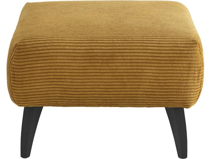 Polsterhocker, 100% Polyester, Gold, 66×66 cm, Gepolstert, Modern, Inosign