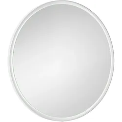LAUFEN YVA Spiegel, rund, umlaufende indirekte LED-Beleuchtung, 1000x40x1000mm, H4485200YV2681, Farbe: Weiß matt