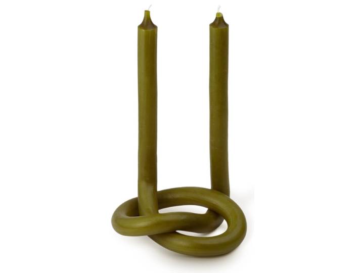 Knot Kerze Olive