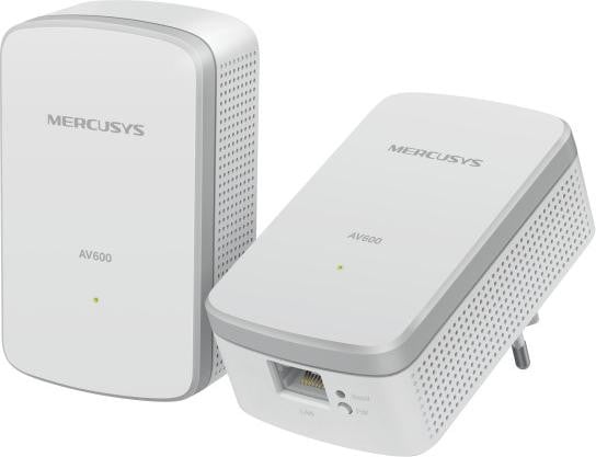 Mercusys MP300 KIT Powerline netwerkadapter, 600 Mbit/s, Ethernet/LAN, wit, 2 stuks