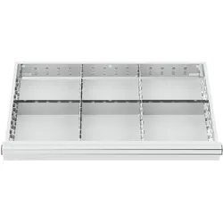 WS24 Schubladeneinteilung Metalleinteilung BLH 75 mm Innenmaß 800 x 450 mm - WS24-100294