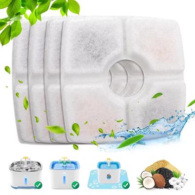 Uplifted Finds Quad Action Square Fountain Replacement Filters 4 Pack