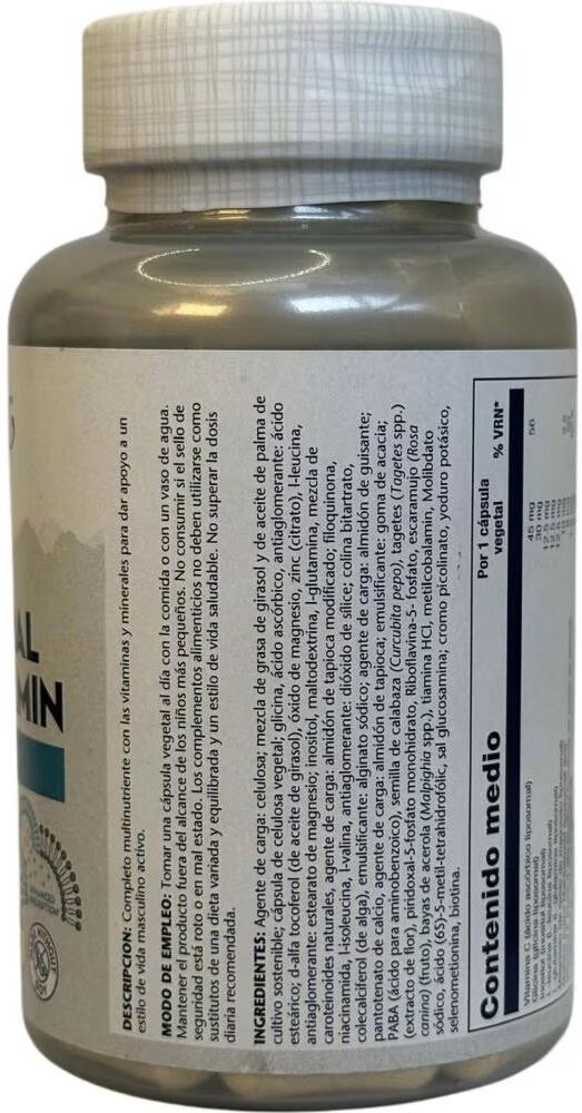 Solaray Multivitamínico Men´s Liposomal 60 Cápsulas Vegetales Talla Única Unisex