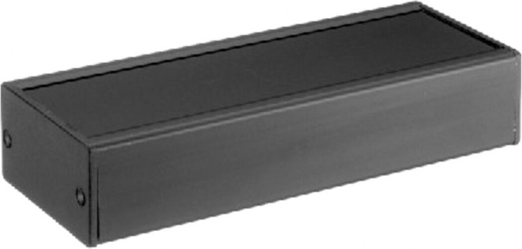 MONACOR Ah-62/sw Alu-Gehaeuse/schwarz
