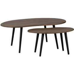 EGLO, Couchtisch + Beistelltisch, Aloran (90 x 55 x 35 cm)