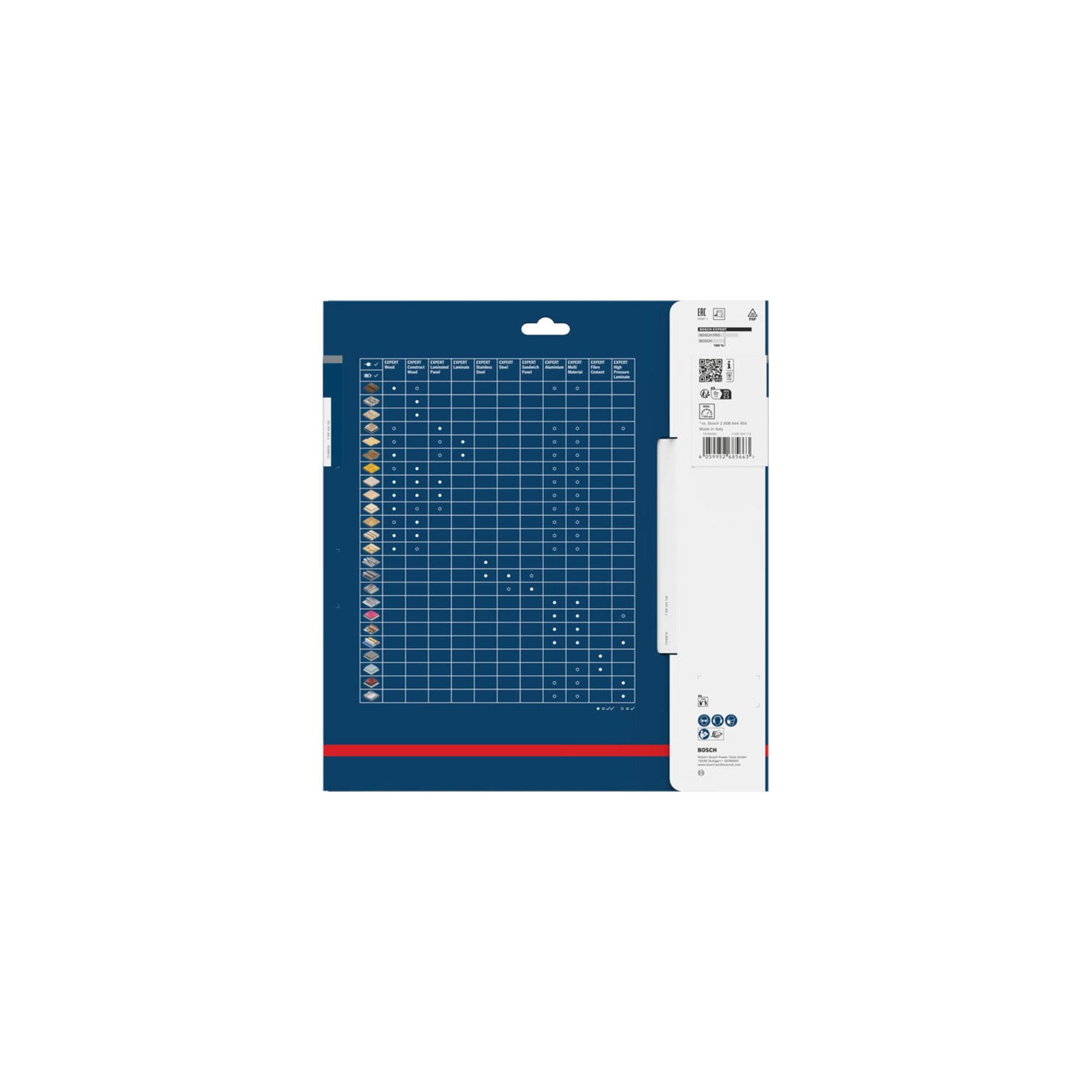 BOSCH EXPERT Wood Kreissägeblatt, 254x2, 4x30 mm, Z40 (2608902238)