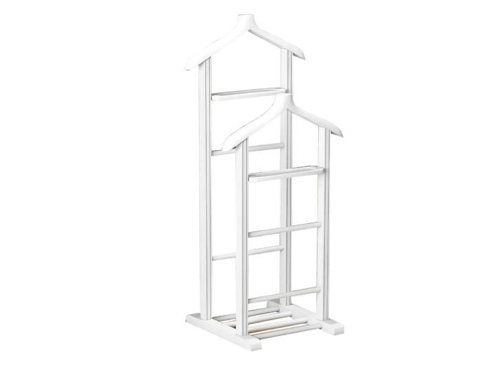 Valet de chambre double portant - bois blanc
