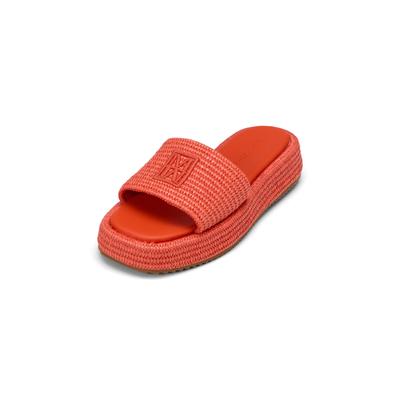 Sandale MARC O'POLO "in Bastoptik", Damen, Gr. 40, light, Obermaterial: 50% Polyester, 50% Polypropylen, unifarben, Schuhe Sandale
