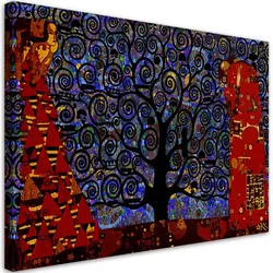 WANDBILD g.klimt baum des lebens abstrakt