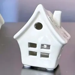 Minihaus Pendola 7,5cm cremeweiß