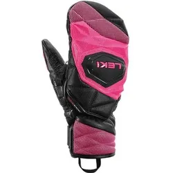 LEKI Kinder Fäustel Ki HS WCR Venom 3D Junior Mitt, Größe 6 in Schwarz Schwarz