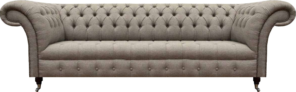 Chesterfield Viersitzer Sofa Couch Wohnzimmer Polstersofa Textil Möbel