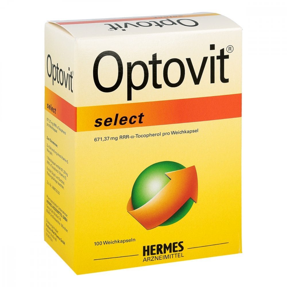 HERMES Arzneimittel GmbH Optovit select 1.000 I.e. Kapseln 02750780