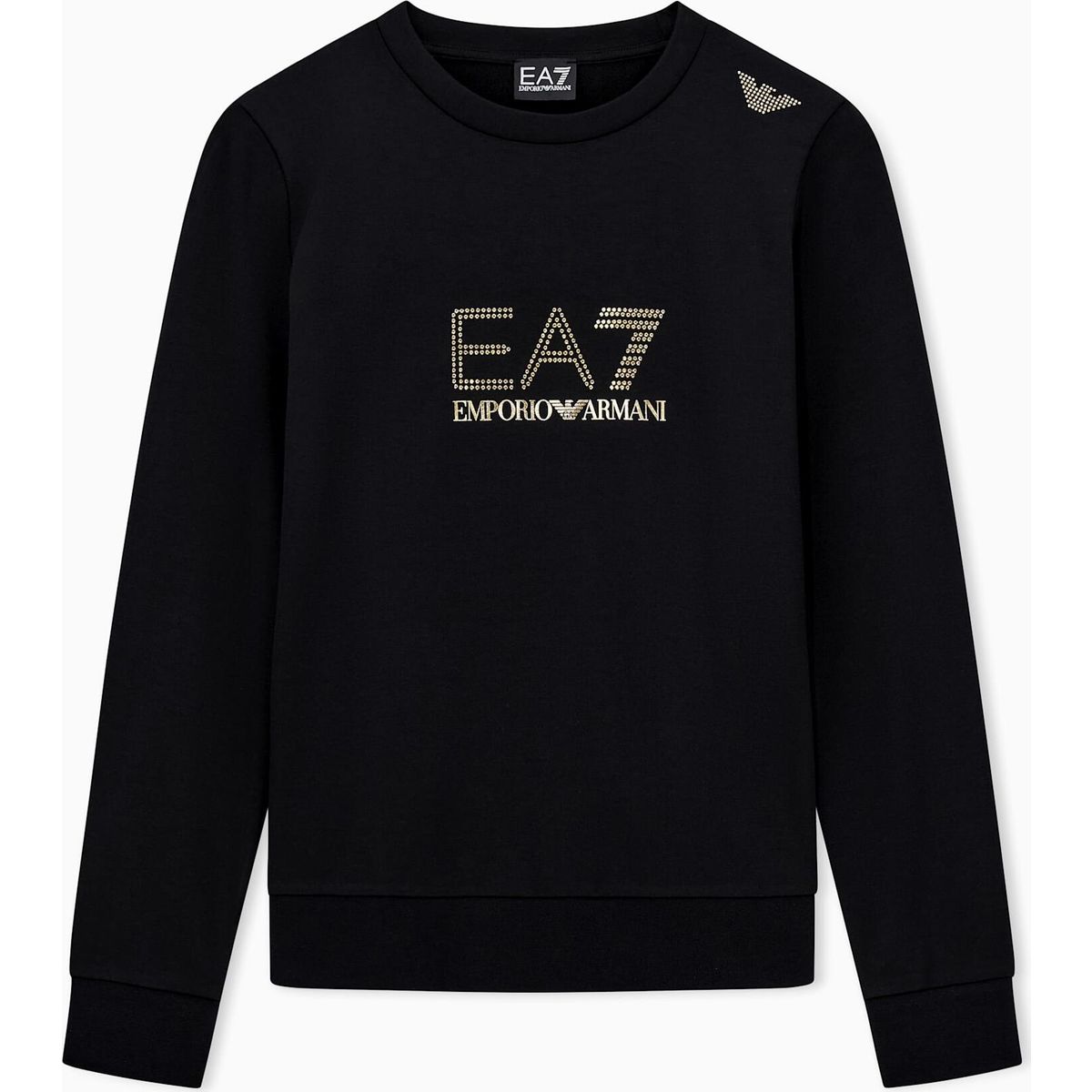 EA7 Train Evolution W T-top CN - Sweatshirt black (1200) L 8NTM45 TJ9RZ-1200-L