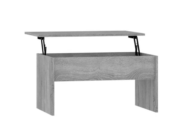 HKLGBVCR Couchtisch, grau, Sonoma, klappbar, 80 x 50,5 x 41,5 cm, Verbundholz