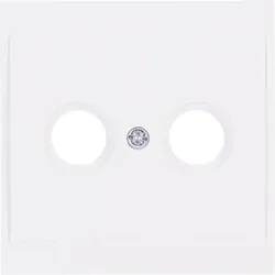 Kopp 313613186 MALTA - Antennensteckdose TV/RF, Farbe: arktisweiß